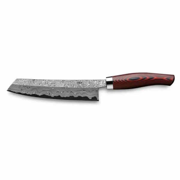 Nesmuk Manufaktur Nesmuk „Exklusiv C150“ Damast Kochmesser Micarta Red 1