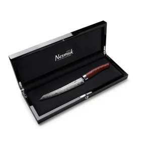 Nesmuk Manufaktur Nesmuk „Exklusiv C150“ Damast Slicer Micarta Red 9