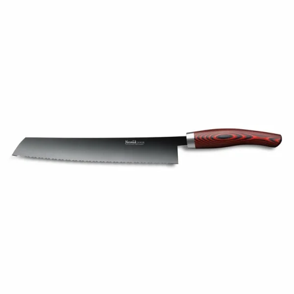 Nesmuk Manufaktur Nesmuk Janus Brotmesser Micarta Red 1