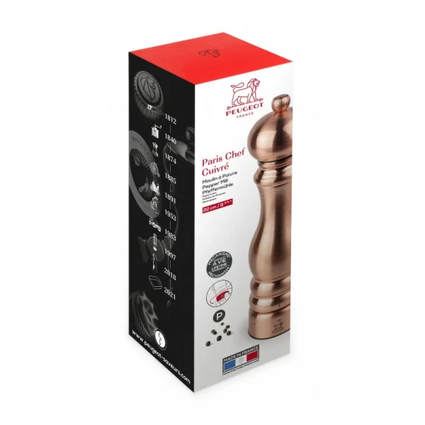 Peugeot France Peugeot PARIS CHEF COPPER Pfeffermühle 22 Cm 8
