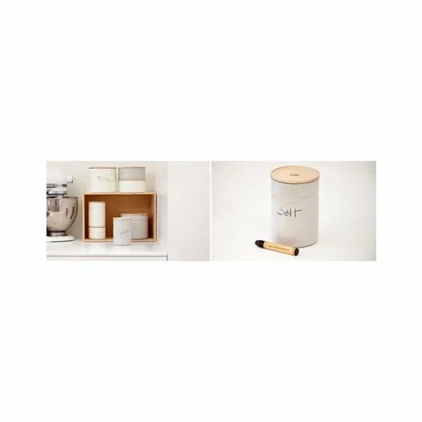 Riess Kelomat Riess Vorratsdose Mit Holzdeckel 1390 Ml Weiß 3