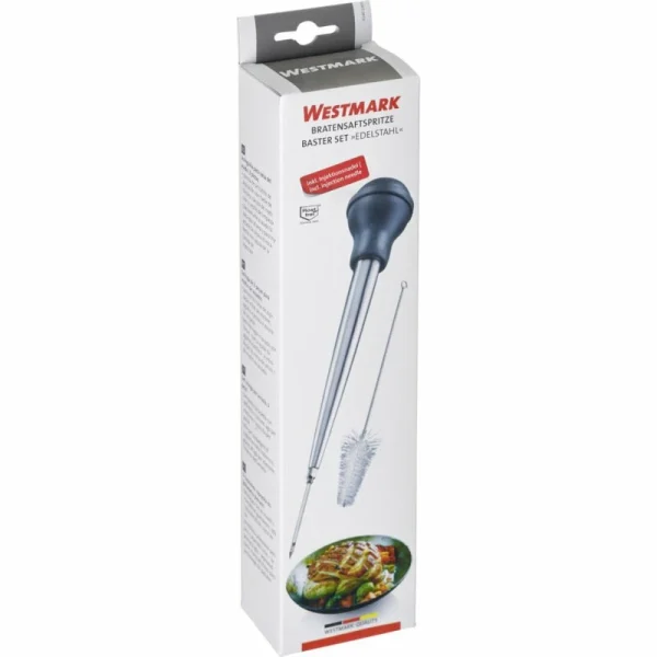 Westmark EDELSTAHL Bratenspritze + Zubehör 9