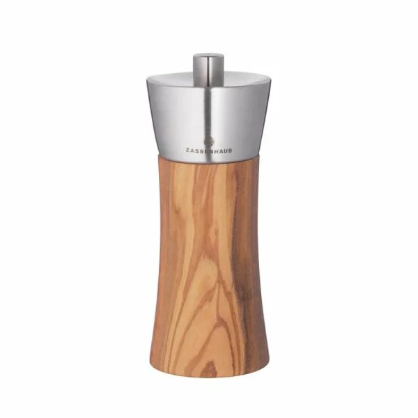 Zassenhaus AUGSBURG Pfeffermühle | Olivenholz | 14 Cm 1